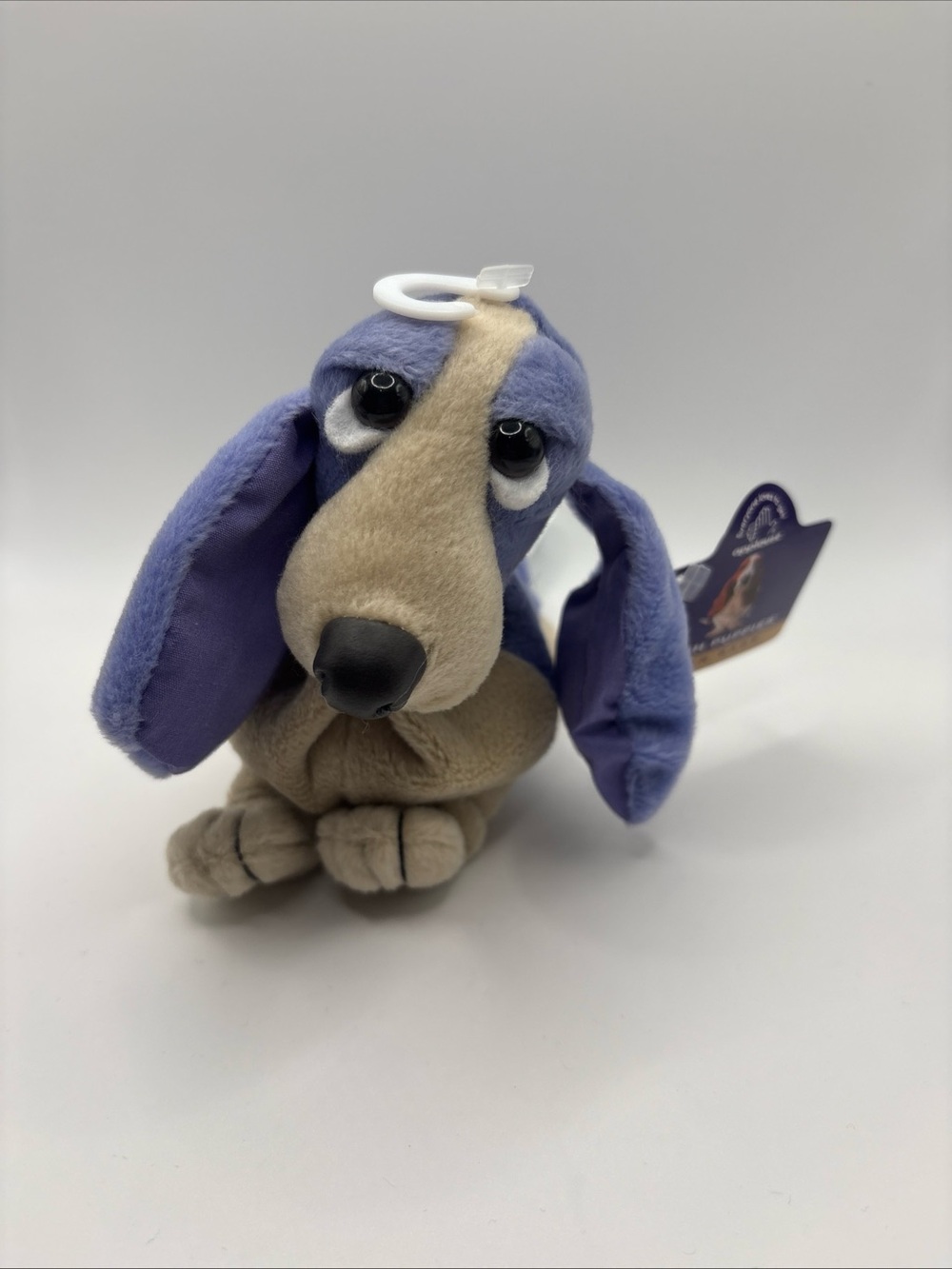 Applause Hush Puppies Basset Hound Dog Plush 6in Shoe Mascot Ad Promo Hang Tags